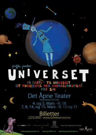Universet webflyer